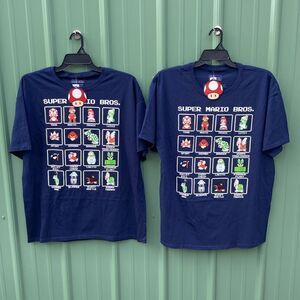 Nintendo Super Mario Men's Super Mario Character Graphic T-Shirts Size XL
